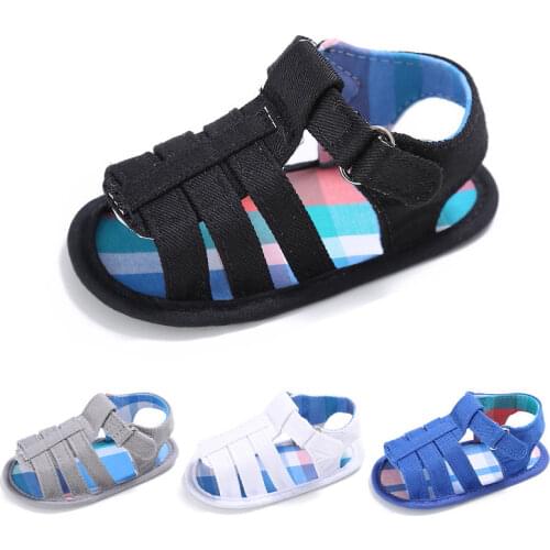 Pudcoco Newborn Baby Boys Summer Sandals Infant New Soft Shoes 0-18 Months