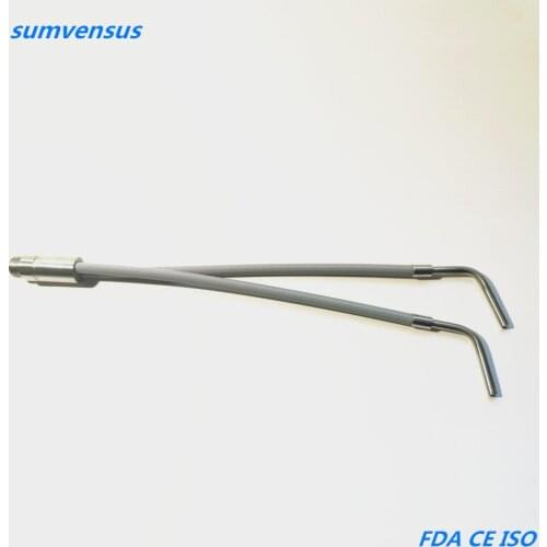 Medical Surgical Distal Y type one to double branch fork 3.5mmX200mm optical fiber cable high transmittance autoclave