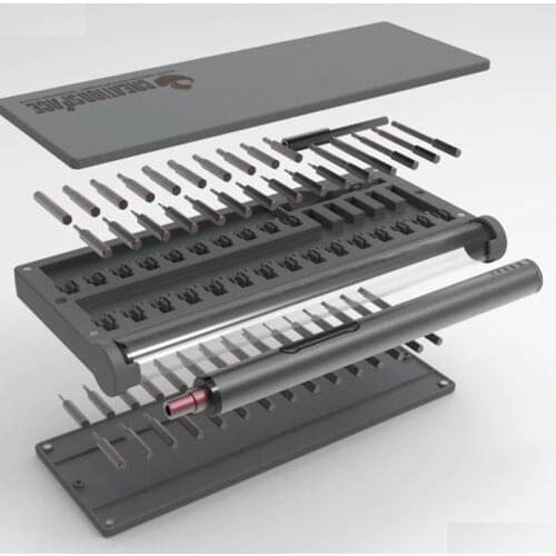 Electric Screwdriver Set Rechargeable Cordless Power Screw Driver Kit Lithium Battery Operated Power Tools Set with LED Light