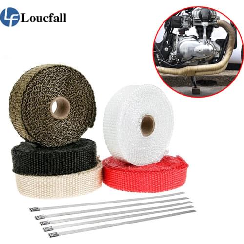 Stainless Ties Wrap Tape Car Motorcycle Incombustible Turbo Manifold Heat Exhaust Motorcycle Ties