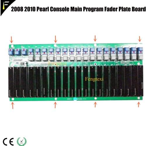 New 2008 2010 Pearl Console Putter Part Board Main Fader PCB Board Program Fader Board Fitting Plate