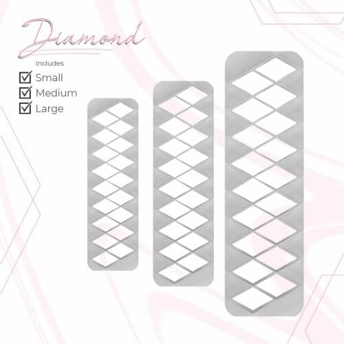 DIY Plastic Cutting Mold Geometric Figure Cake Mold Geometric Shape Clay Cutter Designer Multifunctional Kitchen Baking Tools