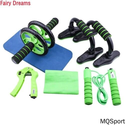 Push-up Support Abdominal Wheel Suit Multi-function Bodybuilding Training Device Indoor Workout Home Fitness Equipment Set