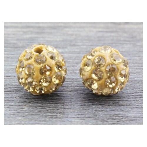 One Hole Half Drilled For Earrings 100pcs/lot High 100% free shipping,10mm crystal Crystal Beads necklace