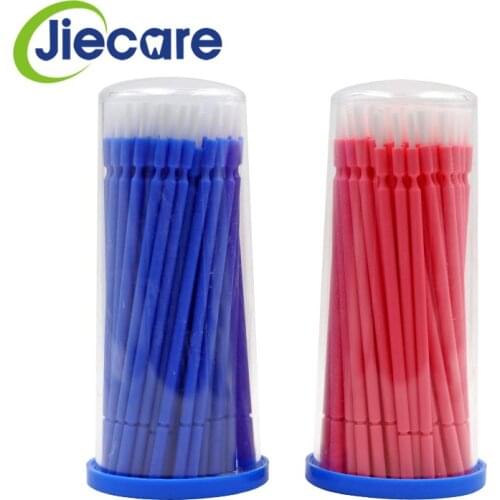 100 PCS/Box Dental Materials Dental Disposable Micro Applicators Brushes Dental Teeth Cleaning Brush With Box Free Shipping