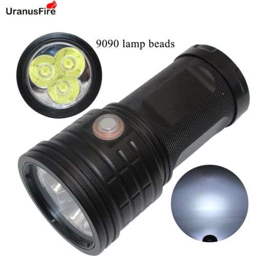 XHP90 LED Flashlight Torch USB Rechargeable Searchlight Lanterna Waterproof IPX5 Portable Torch Lamp 3*9090 led Powerful Light