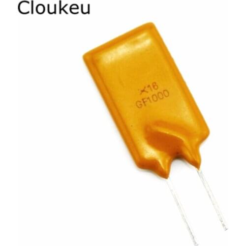 10Pcs RGEF1000 PPTC Resettable fuse 16V 10A 10000MA GF1000
