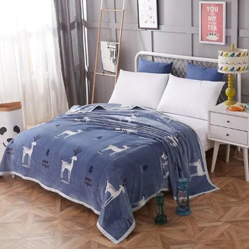 High quality Thicken plush bedspread blanket 200x230cm High Density Super Soft Flannel Blanket to on for the sofa/Bed/Car
