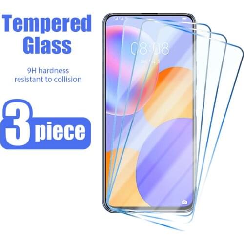 3PCS protective Glass For Huawei Y6 Y9 2019 Y9s Y7 2018 Y5 Screen Protector for Huawei Y6 2019 P6 Y8p Y8s Y9a Y7p glass
