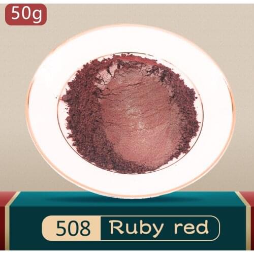 Pearl Powder Mineral Mica Powder DIY Dye Colorant 10g 50g Pigment Type 508 Pearlized Dust for Soap E