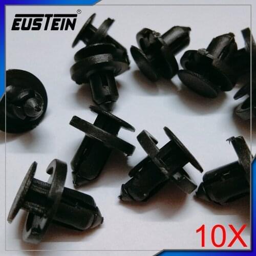 10x Pcs High Quality Bumper Clip Push-Type Retainer A20349 For Nissan GT-R Maxima Sentra Versa 01553-09611 B04