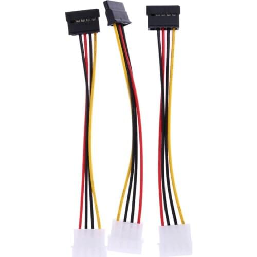 3pcs IDE to Serial ATA SATA Hard Drive Power Adapter Cable IDE to SATA Power Cable extenders wholesale for hard drives & CD ROM