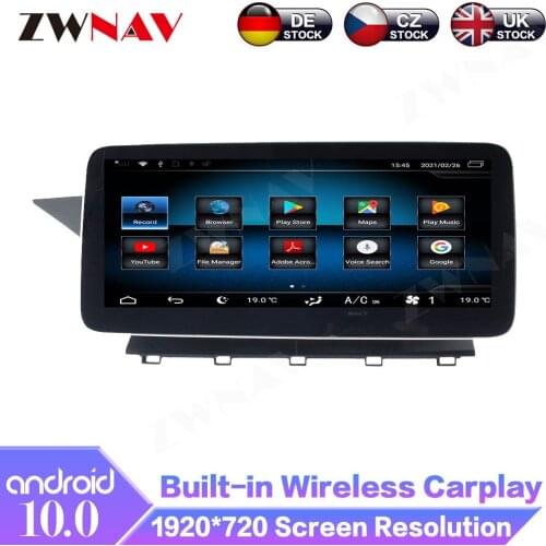 8+128G Android 10 Car GPS Navigation For Mercedes-Benz GLK X204 2008-2012 Multimedia Player Radio 4G LTE Carplay Auto ISP Screen