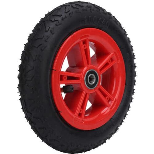8 Inch Rubber Tire 200X40 Inner Tube Outer Tube Tire with Red Hub Shock Absorption Anti-skid Electric Scooter Tires