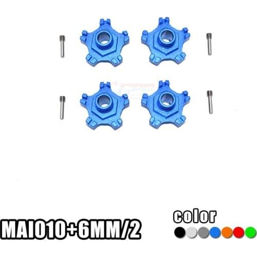 GPM ALUMINUM WHEEL HEX (+6MM) For 1/7 4WD ARRMA INFRACTION 6S BLX ALL-ROAD STREET BASH-ARA109001 RC Upgrade