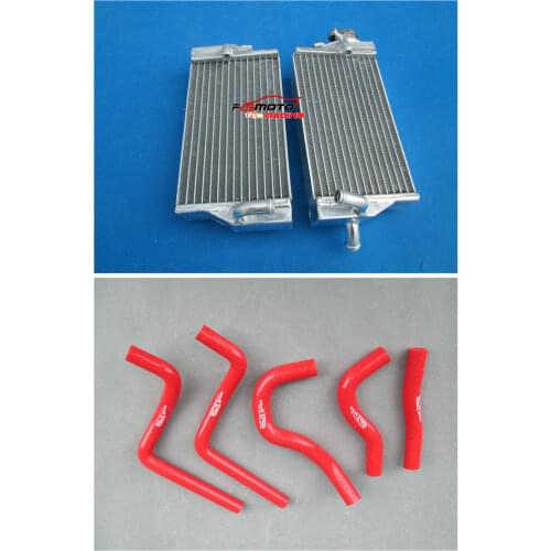 Aluminum Alloy Radiator + Silicone Hose For Honda CR 125 R CR125R CR125 2002 2003 03