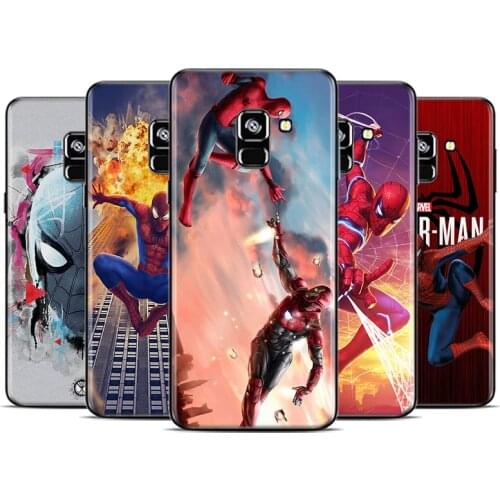 Marvel Avengers Spider-Man For Samsung Galaxy A9 A8 A7 A6 A5 A3 Star Plus M31S M60S M40 M30 M21 M20 M10 M10S Phone Case