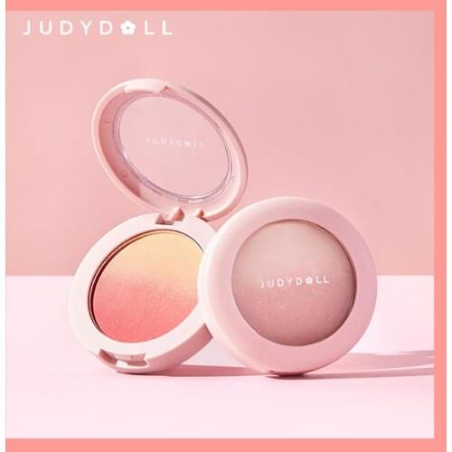 Judydoll Gradient Blush Peach Brightening Sunset Kumquat Gentle Makeup Nude Natural Makeup Women Face Makeup Contour