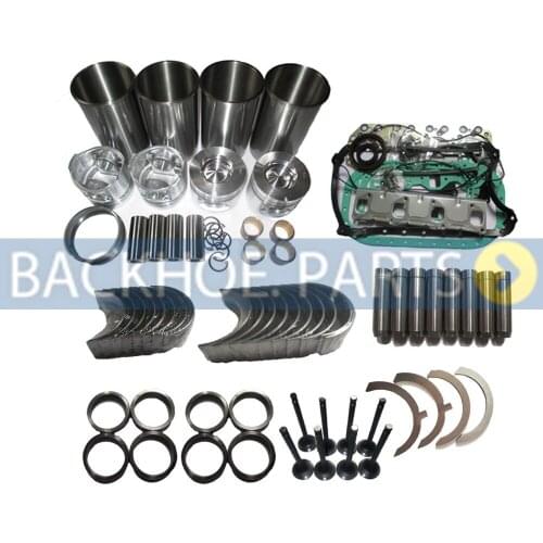 Engine Overhaul Rebuild kit for Isuzu 4BG1TAB 4BG1TPG Hitachi Kobelco JCB Excavator