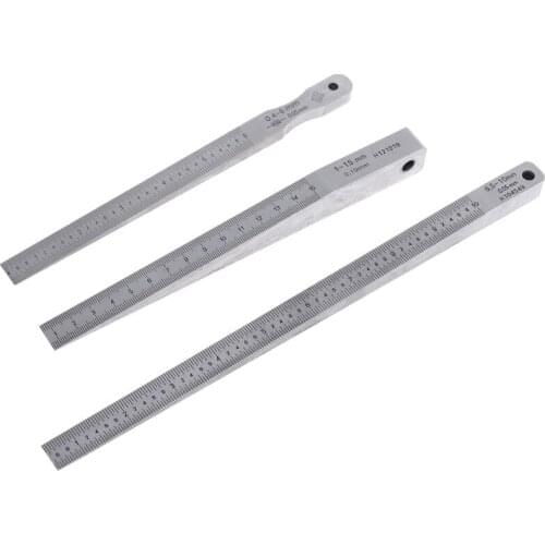 Taper Gauge Welding Feeler Wedge Gauge Hole Measure Tool 1-15mm 0.5-10mm 0.4-6mm