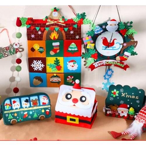 Christmas Suit Non-woven Fabric Christmas Gift DIY Craft Decoration Handmade Christmas Decorations For Home