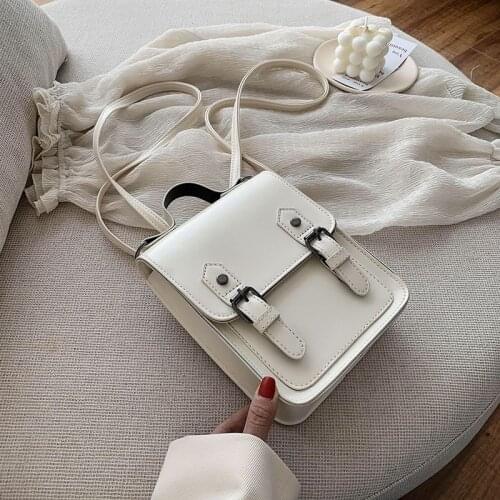 2021 New Vintage Casual Small Women Flap Fashion Crossbody Messenger Bag Female Ladie Satchel Shoulder Bag Elegant Clutch Purses