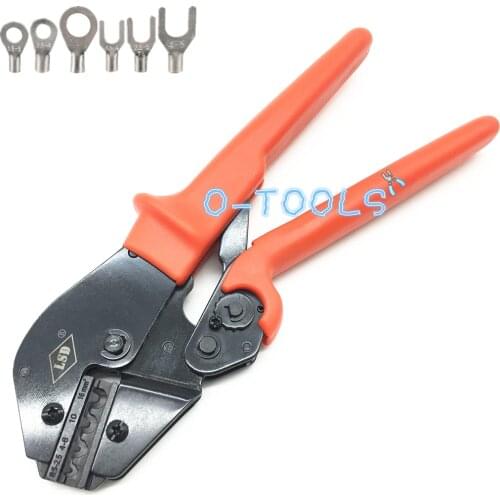 Ratchet cable lug crimping tools 0.5-16mm² hand non-insulated terminal wire crimping pliers AP-0516