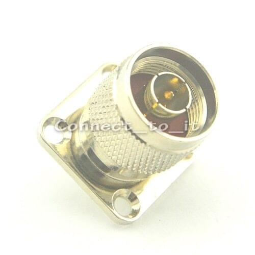 Wholesale 5 pcs/lot N male connector N-J-F N type male installed connectors to N male seat N-50-J-F