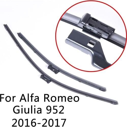 Front Wipers Blades for Alfa Romeo Giulia 952 from 2016 2017 Car Accessories Windscreen Wipers Car-styling