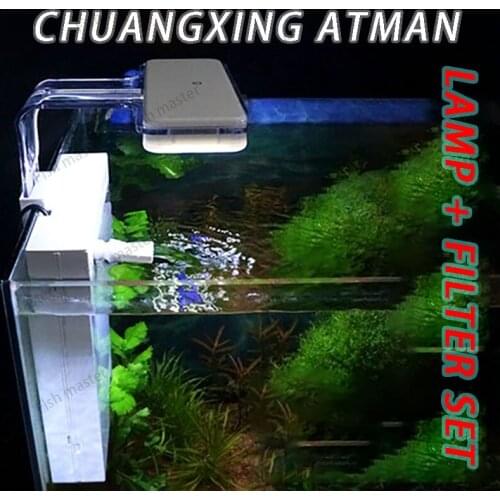 Full spectrum Aquarium Led Lighting Plants Growing Lid Light Fish Tank Overhead LED Lamp with Dimmer Controller