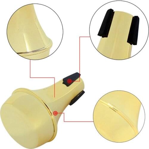 Semi Closed Trumpet Mute Muffler Performance Practice Tool Volume Silencer for Classic Trumpet Beginners Students Parts