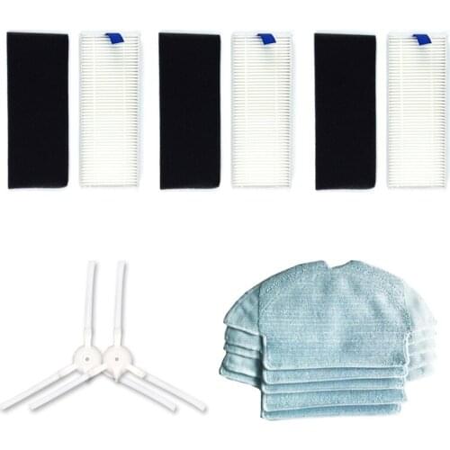 S6 Robot Mop cloth Hepa Filter Main Brush Side brushes for 360 S6 Robotic Vacuum Cleaner Spare Parts Accessories Replacement
