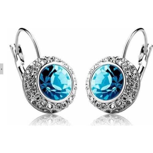 Ohrringe Korean bidMaterial Alloy + crystal all-match earring clip earrings Wholesale 20pcs < 10 Pair