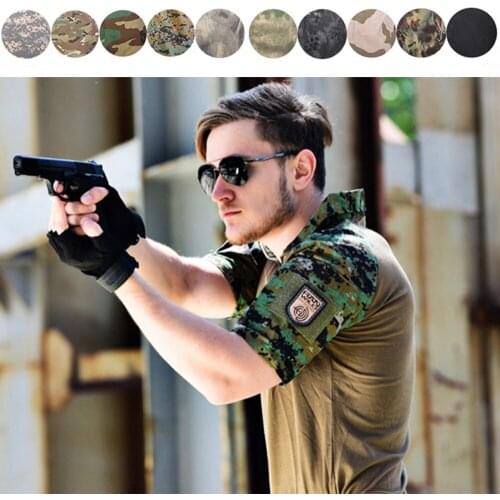 Short Sleeve Tactical Uniform Army Combat Camouflage Shirt + Cargo Pants Military Hunting Clothing Airsoft Paintball Clothes Set