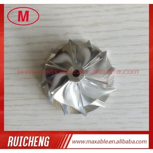 TD03 10T 49131-07005/49131-07015 35.57/46.00mm 6+6blades high performance Turbo Billet/milling/aluminum 2024 compressor wheel