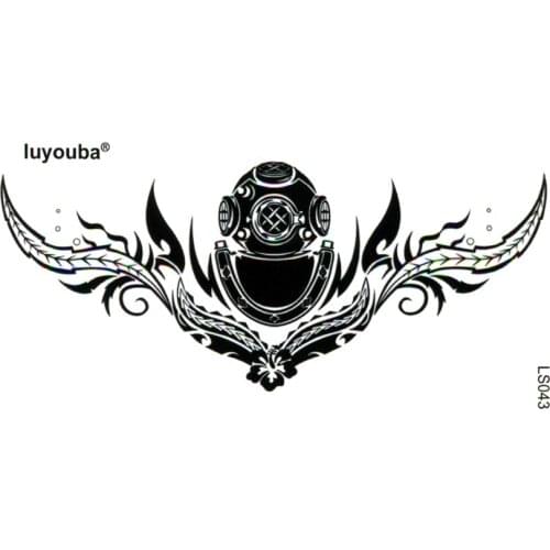 Robot Waterproof Temporary Tattoos Men guitar Tattoo kids Harajuku henna tattoo body art sticker Tatoo man sex for men