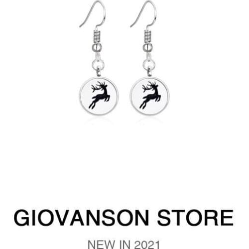 Locket Pendants Earrings Stainless Steel Jewelry Making Women Gift Dangle Perfume Aromatherapy Essential Oil Diffuser Drop 12mm