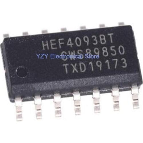 10PCS/LOT HEF4093BT CD4093BM SOP HCF4093 SOP-14 HEF4093 4093 SOP14 logic device chip SMD New Original Fast Shipping