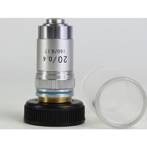 20 Times 20X 195 Biomicroscope System Achromatic Lab Laboratory Education Bio-Microscope Biological Microscope Objective Lens