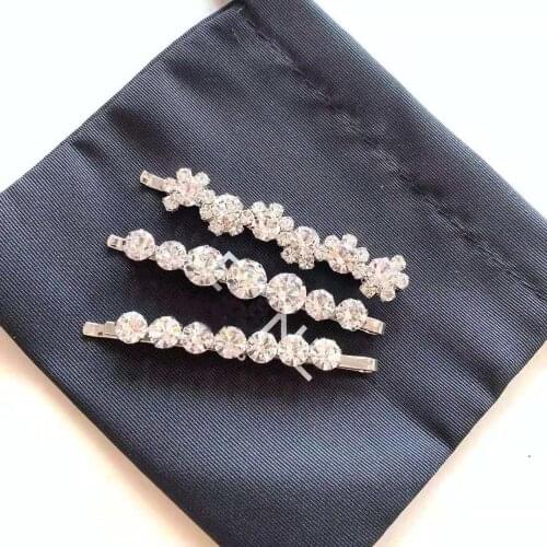 2020 Fashion Jewelry For Women Girls Crystal Three-Piece Hairpin Set Beautiful Girls Hairwear Jewelry Hair Jewelry