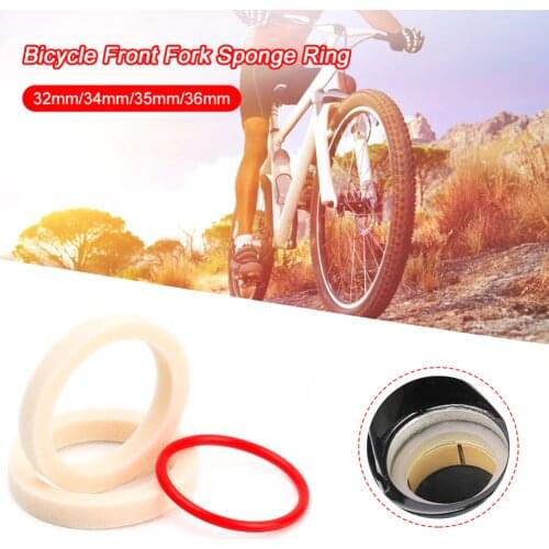2Pcs 32/34/35/36mm bicycle front fork sponge ring mountain bike oil seal dust seal maintenance oil front fork bicycle accessorie