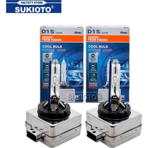 SUKIOTO 2PCS Super Fast Bright D1S D2S D3S D4S HID Xenon Lamp Bulbs 12V 35W 4300K 6000K 8000K For Audi Volkswagen Skoda Seat
