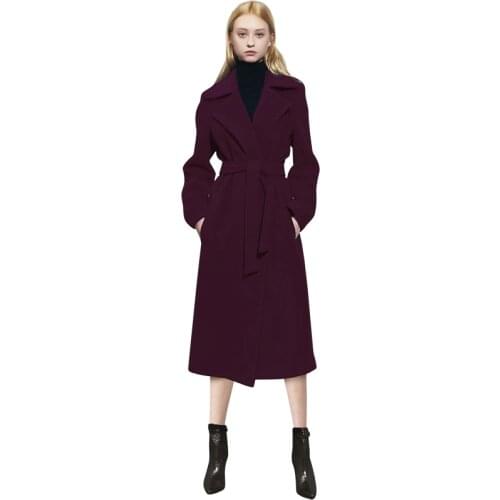 Fashion High Quality Genuine Wool Female Jacket Long Slim Womens Coats Winter Jackets for Women 2020 Chaqueta Mujer Zjt1567