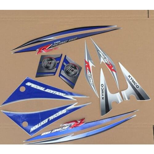Motorcycle Whole Car Sticker / Decal Blue Matching for Kymco Corner Lover Racing150 Kcc 4v