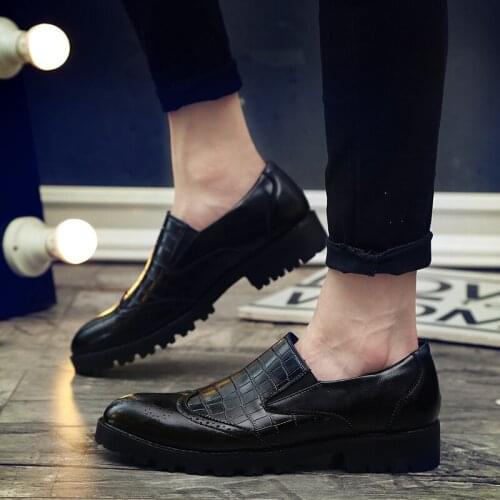 Sports Casual Shoes Mens Casual Leather Shoes Men 2020 Zapatos Informales De Hombre Spring Mens Slip On Leisure