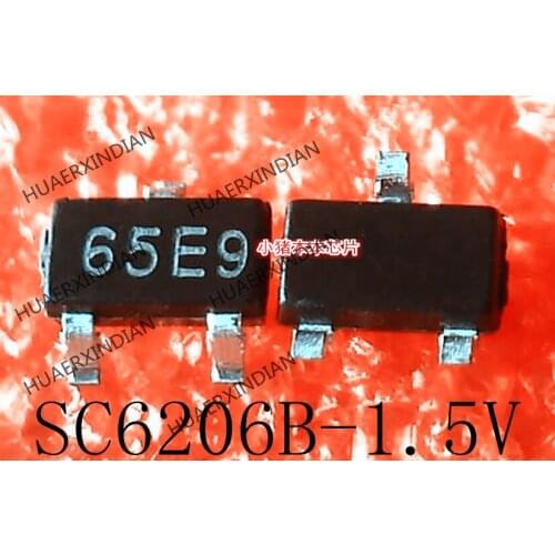 New Original SC6206B-1.5V SC6206 Print 65E9 SOT-23