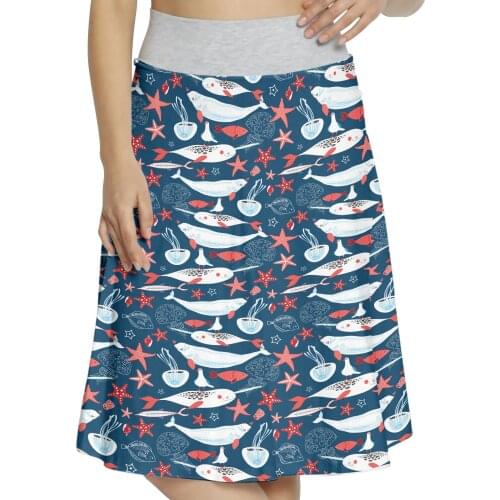 Orange Venue Women's Midi Skirts