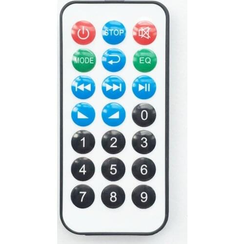 21 Keys Remote controller MP3 Decording board IR Remoter Control MP3 Kit IR Music Player Reciver (not universal use)