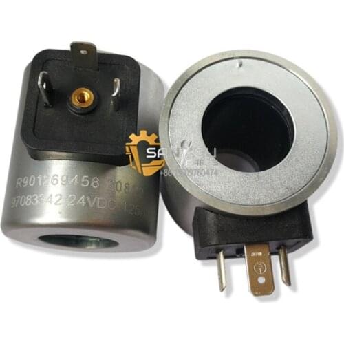 Rexroth coil solenoid valve coil hydraulic valve coil R901269458 electromagnet 24VDC 1.25A solenoid valve 4WE6 hydraulic