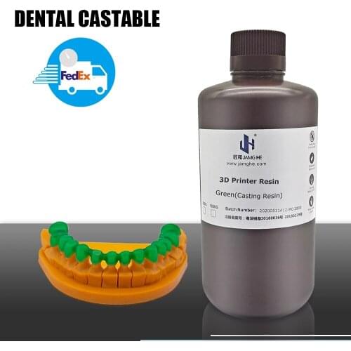 Jamghe Dental Crown And Bridge High Hardness Resin 3D Printer For Elegoo Saturn 3DPrinter Resin Impresoras 3D Printer Resin Uv